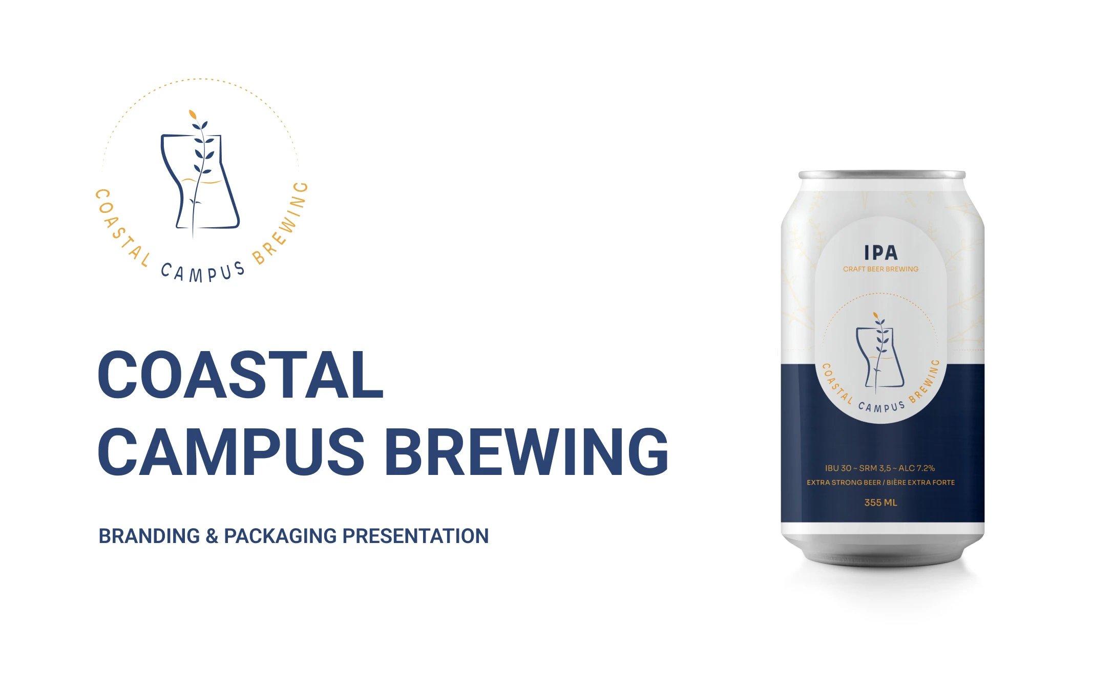 Branding & Packaging — Coastal Campus Brewing