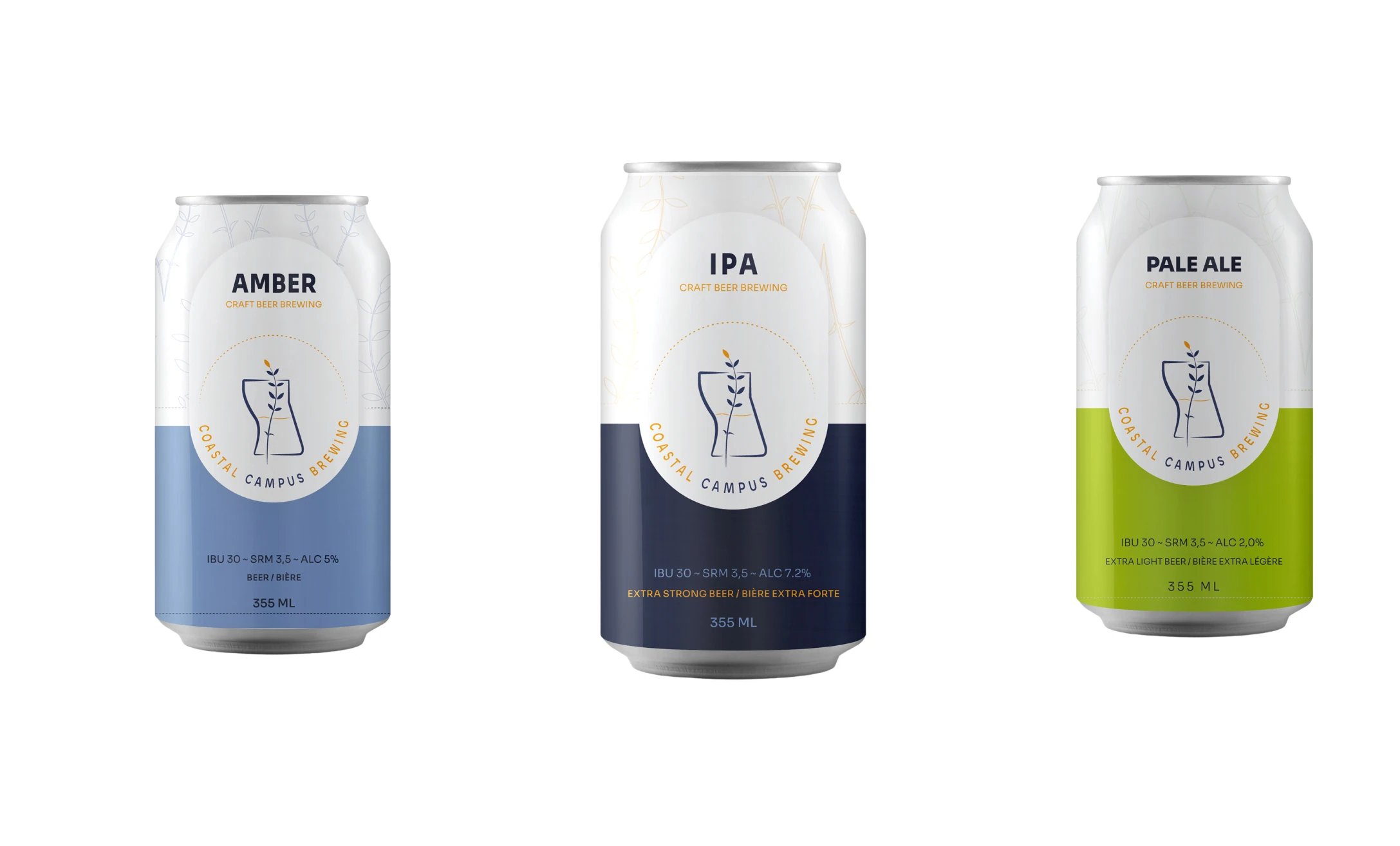 Branding & Packaging — Coastal Campus Brewing thumbnail 5