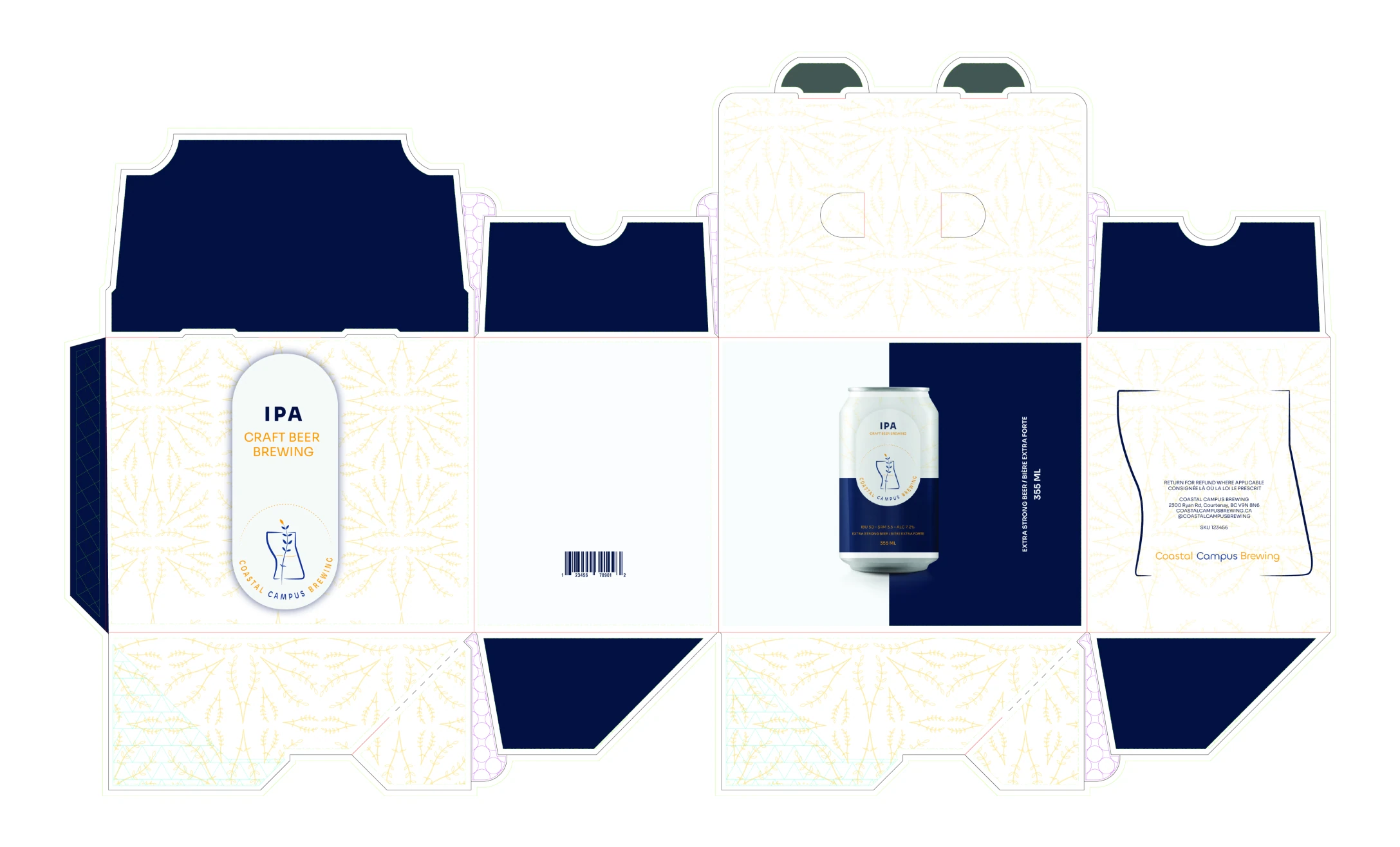 Branding & Packaging — Coastal Campus Brewing thumbnail 7